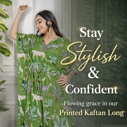 Comfortable & Stylish Printed Kaftan Long