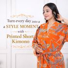 Handcrafted Printed Short Kimono – Effortless Style for Everyday