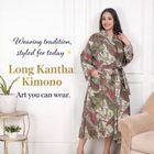 Designer Long Kantha Kimono