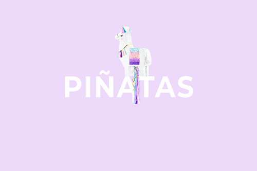 Piñatas from PartyDeco