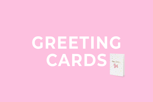 Greeting cards with pins and braselets from PartyDeco
