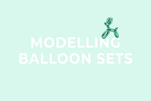 Modelling balloon sets from PartyDeco