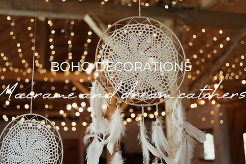 Boho decorations from PartyDeco