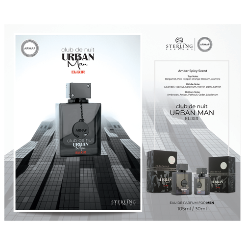 ARMAF Club De Nuit Urban Man Elixir Eau De Parfum, 105ml