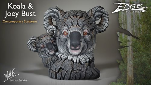 Koala and Joey Bust Sculpture - Edge Sculpture New Introduction Presentation