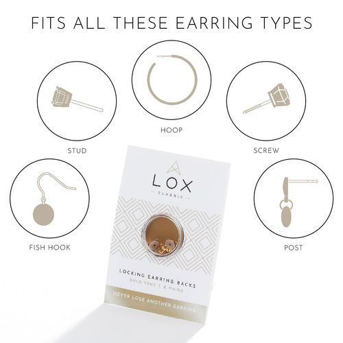 LOX | Locking Lifting Earring Backs