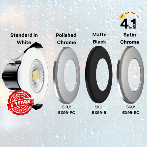 ecolux England 5W IP65 Fire-Rated Downlight – 4CCT