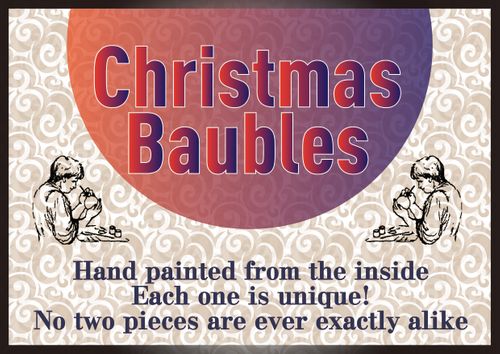 inside hand-painted glass baubles