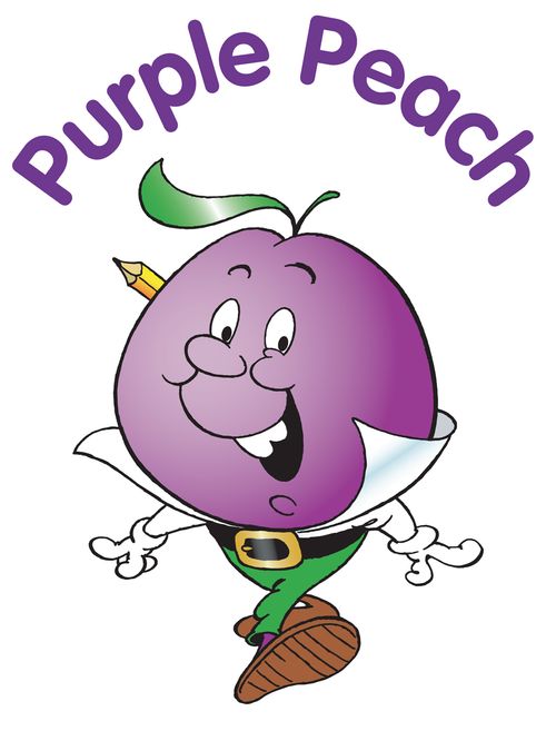 Kassa Products  Purple Peach Stickers
