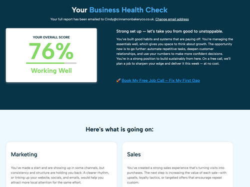 Free Business Health-Check