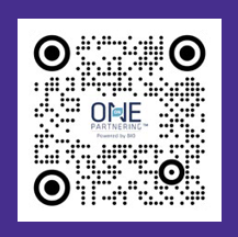 one on one partnering app qr code
