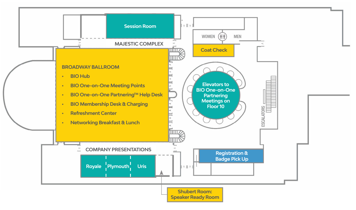 6th Floor Conference Map