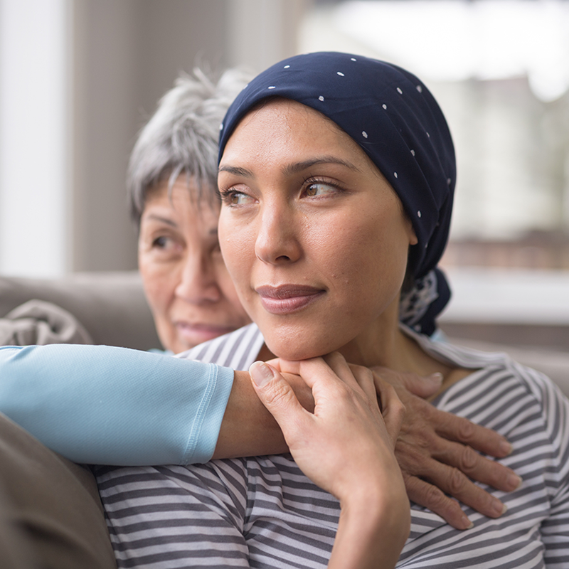 woman wearing a bandana