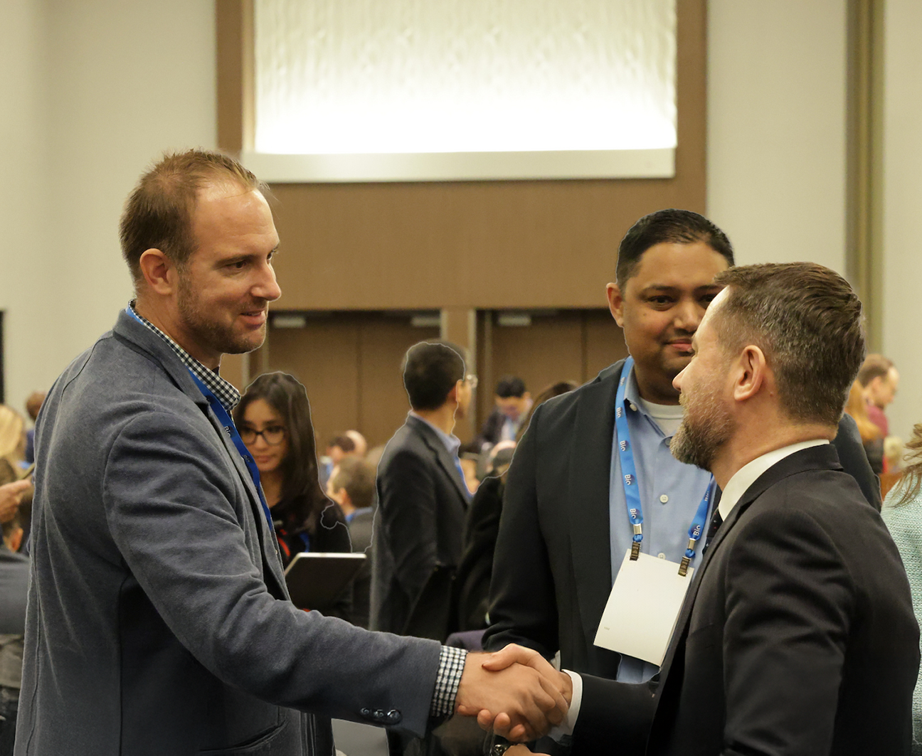 two men shaking hands