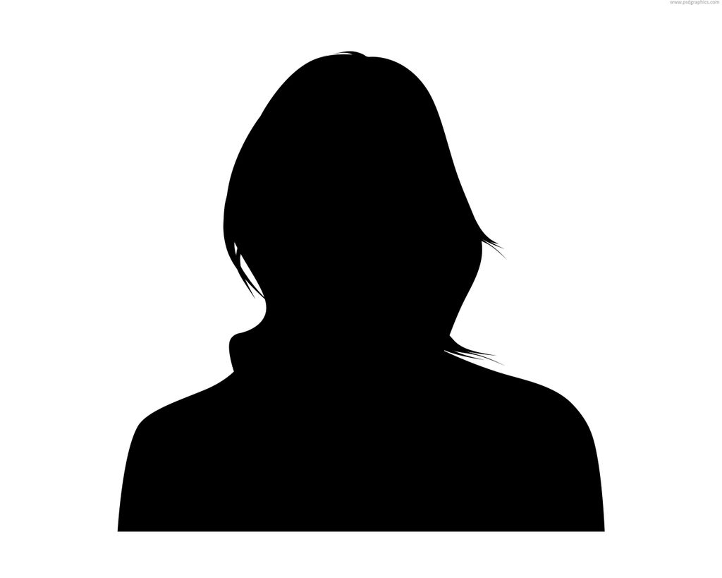 silhouette of woman