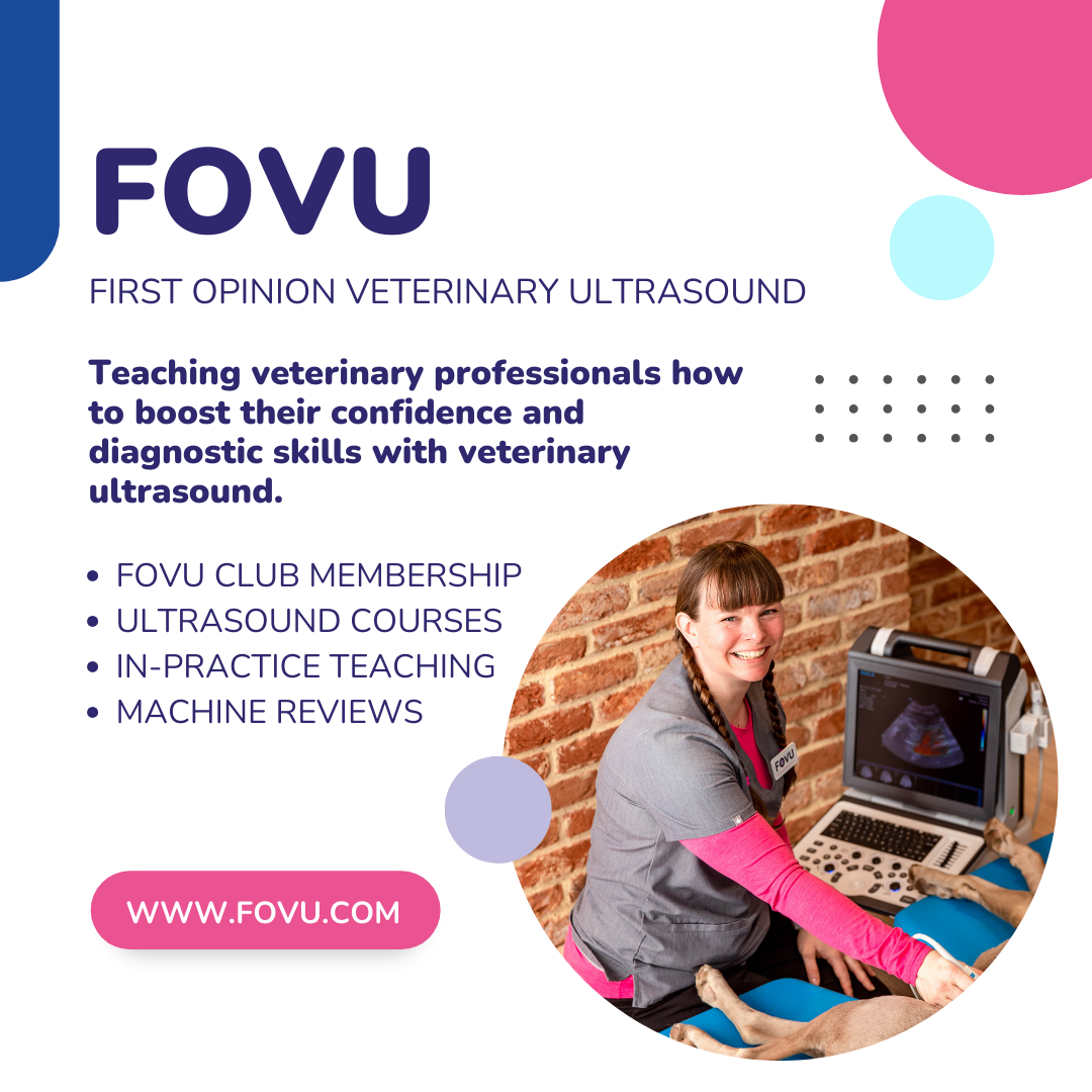 Veterinary Ultrasound simplified with FOVU Founder Dr Camilla Edwards