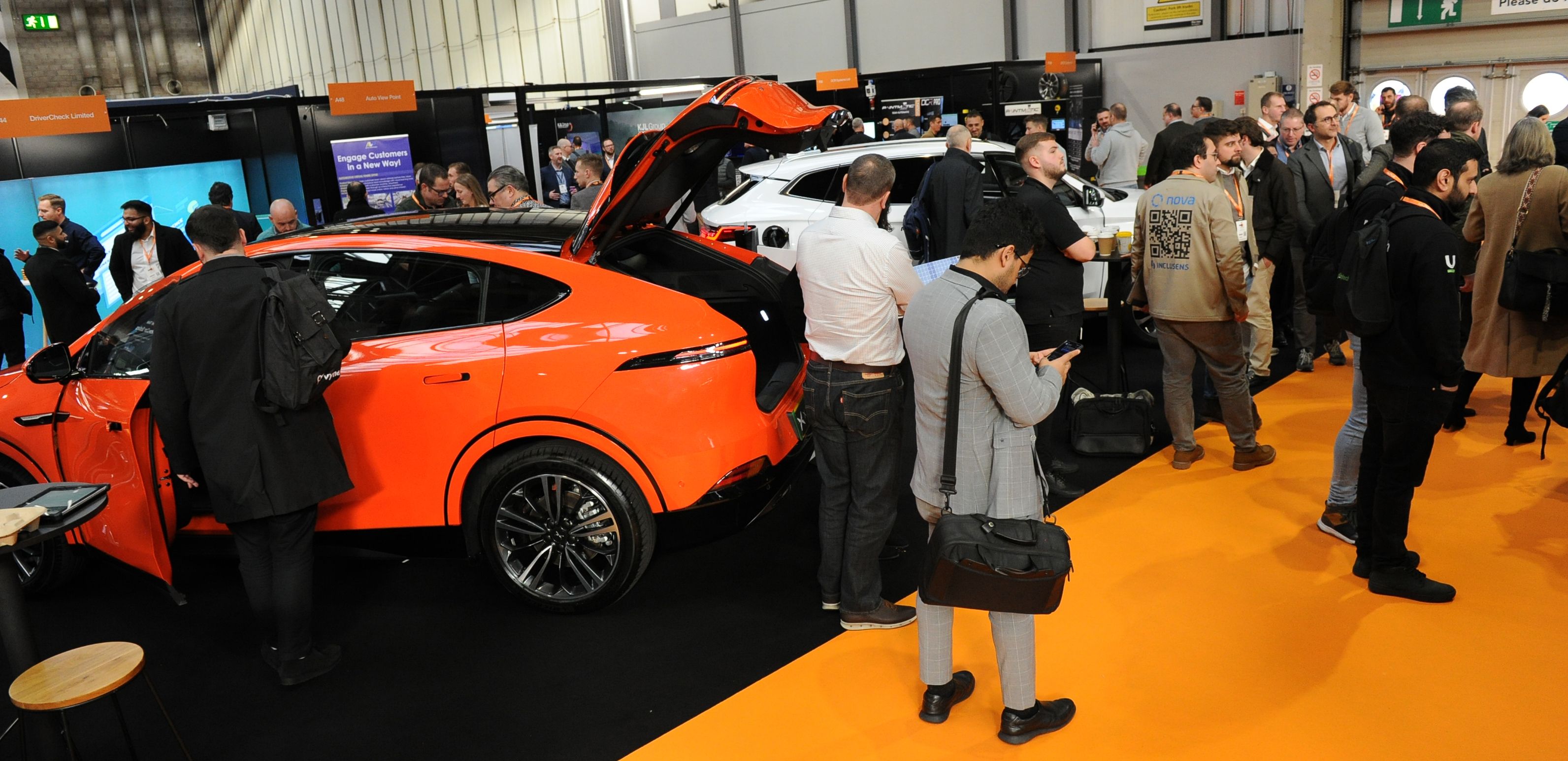 exhibition area at automotive management live