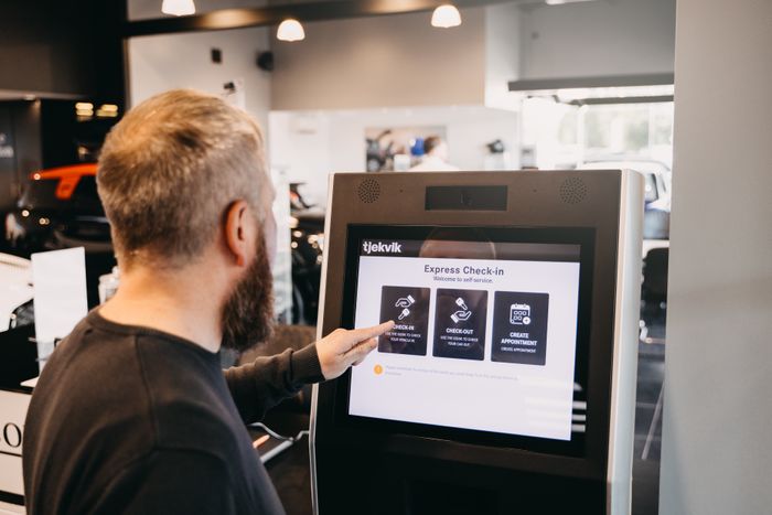 Tjekvik Indoor Kiosk