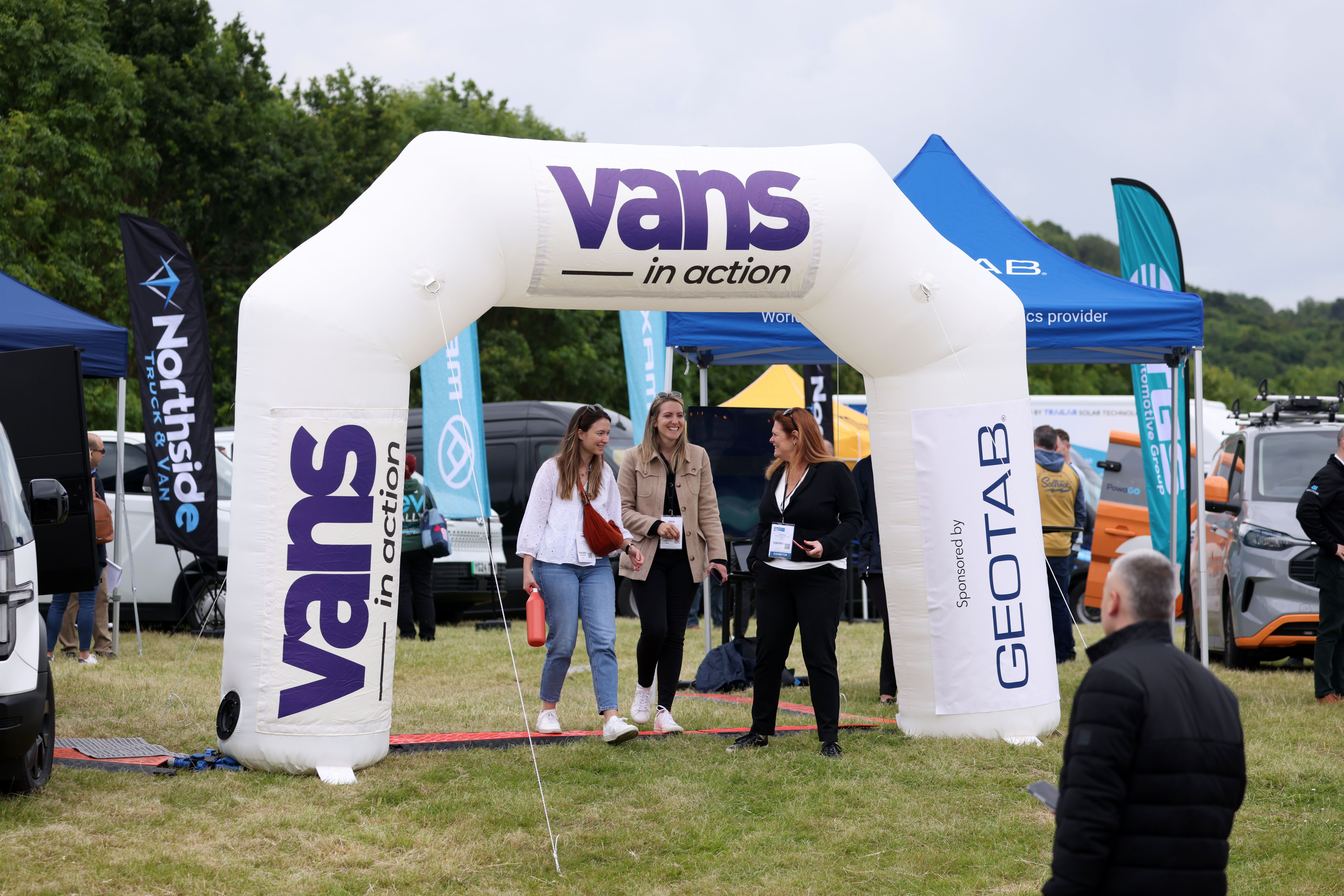 A full range of vans for test driving at CCIA 2025’s Vans in Action