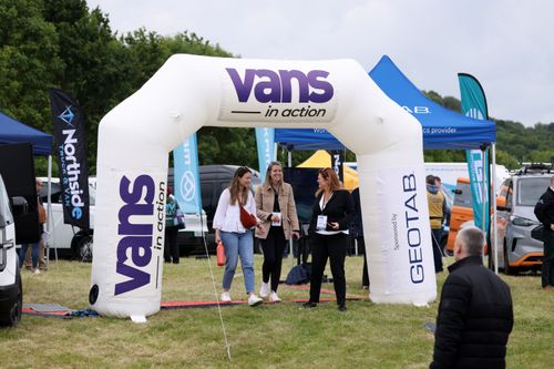 A full range of vans for test driving at CCIA 2025’s Vans in Action