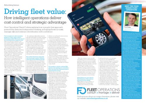 Driving fleet value: how intelligent operations deliver cost control and strategic advantage