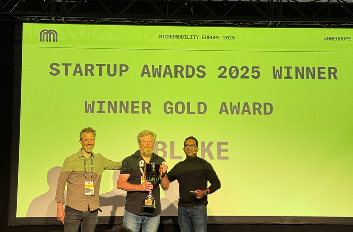 Blike wins gold award at Micromobility Europe for Best Startup