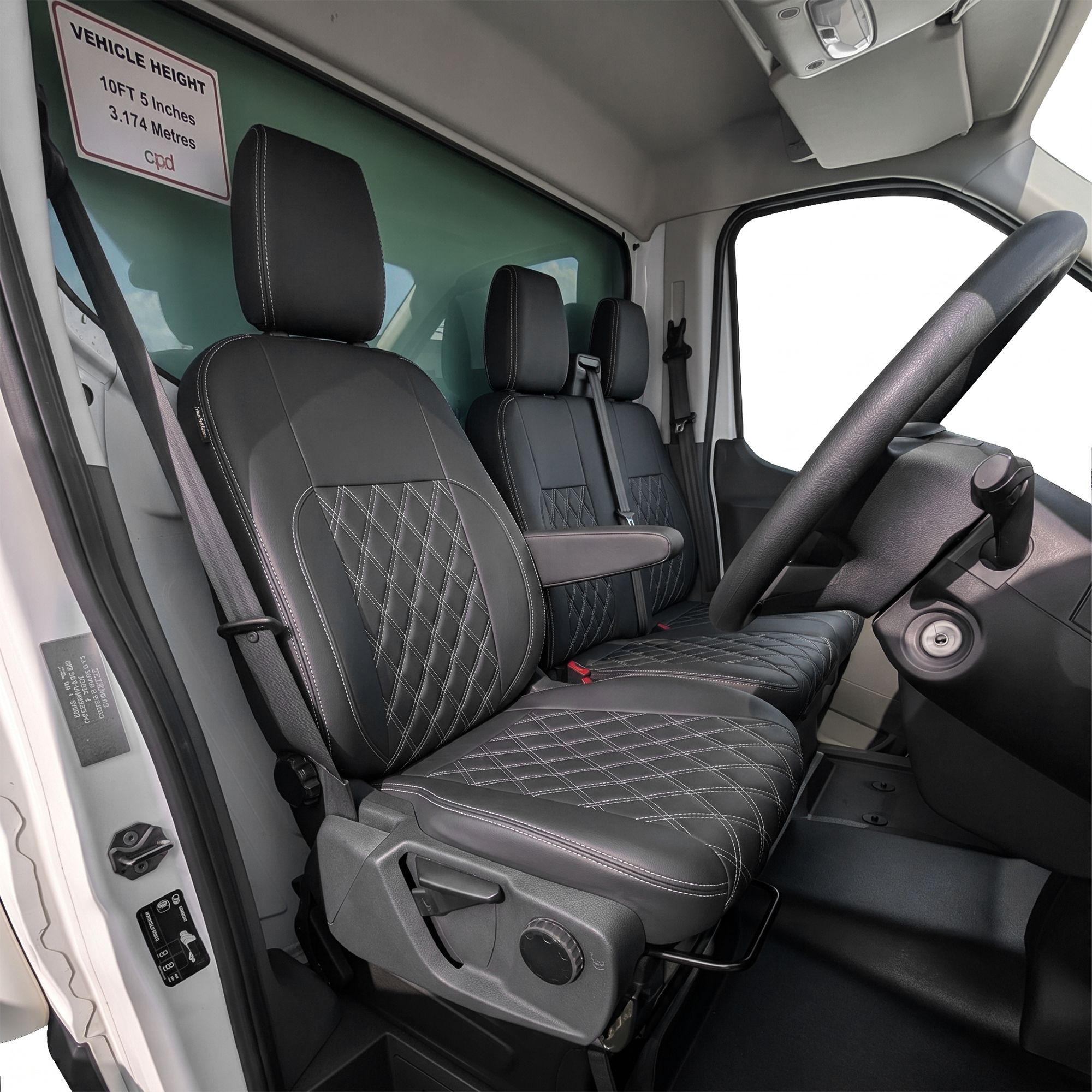 Primus launches Ford Transit leatherette seat covers developed for a major UK fleet