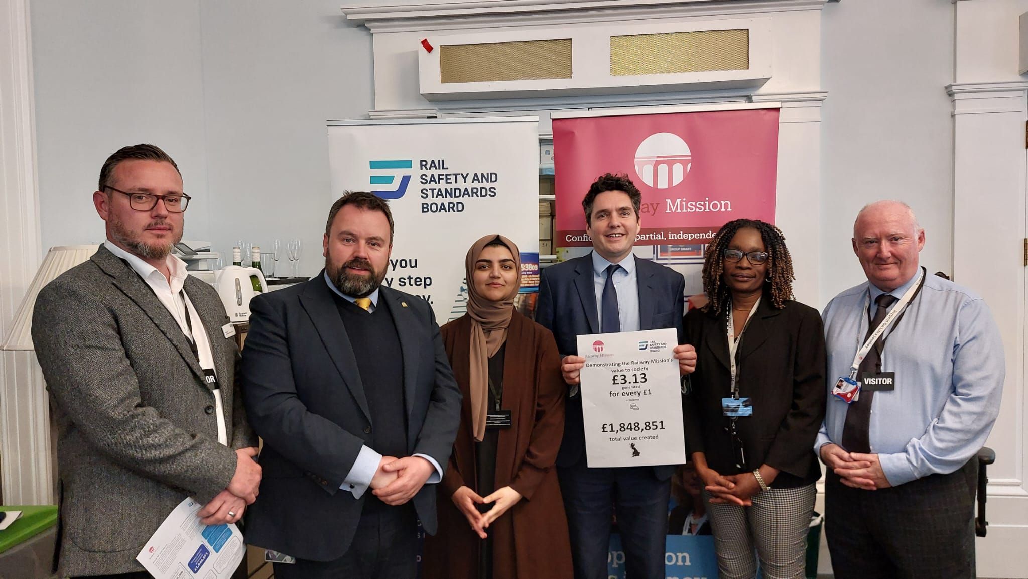 Rail Minister applauds Railway Mission’s £1.8million value to society