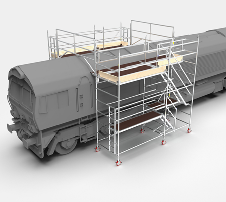 Providing Practical Roof Access Solutions for Class 66 Locomotives