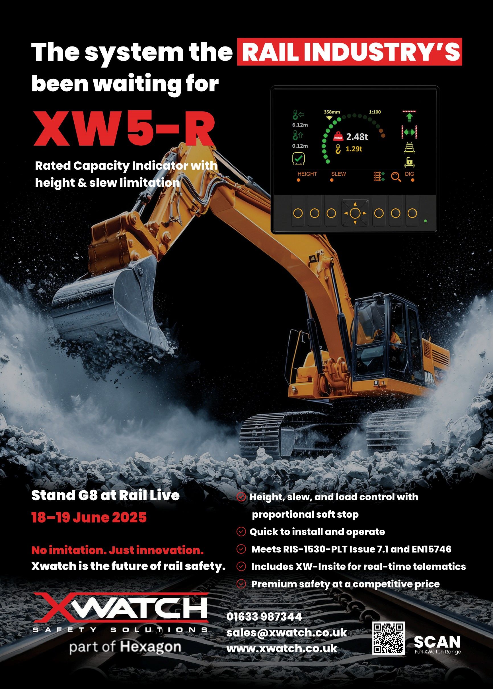 Xwatch launches XW5-R – raising the bar for rail safety systems