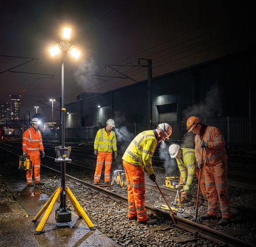Powering the Rail Network: Reliable Lighting for Maintenance, Safety & Night Works