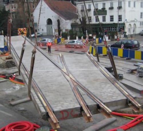 Sateba PREFARAILS modular integrated slab track