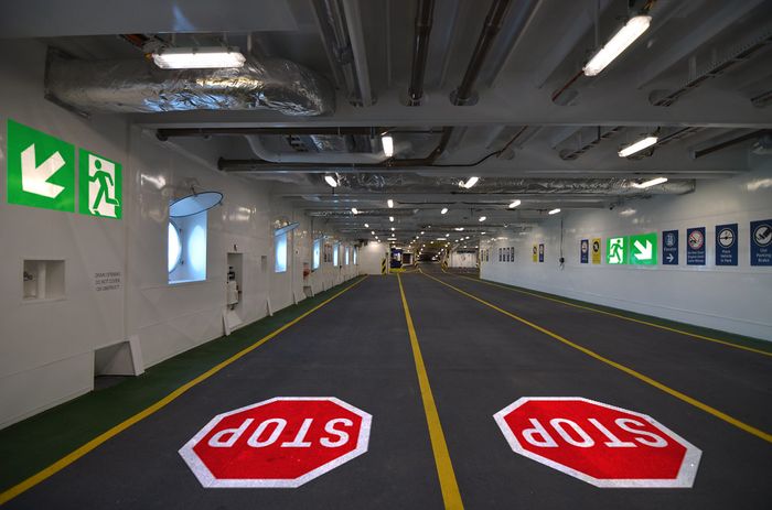 Projected Safety Markings