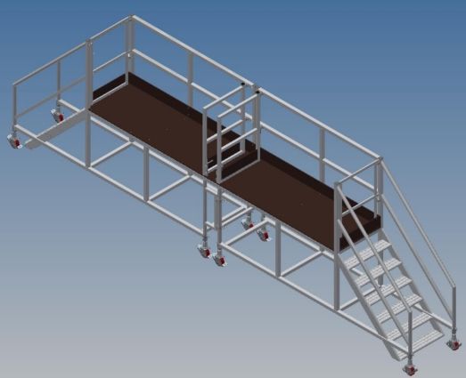 Rail Maintenance – Locomotive Modular Engine Bay Access