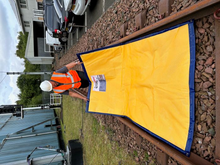 SpillTrapper® Fire Retardant Oil Mat