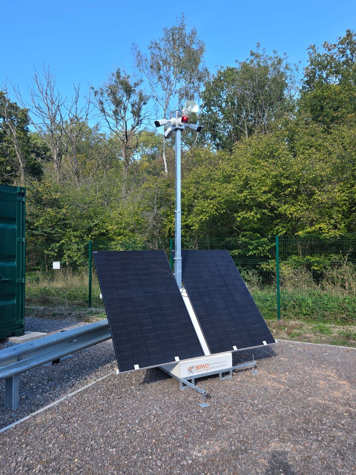 Solar Powered CCTV Towers