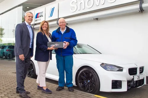 Loyal Customer Honoured by Snows for His Lifetime of Motoring Passion