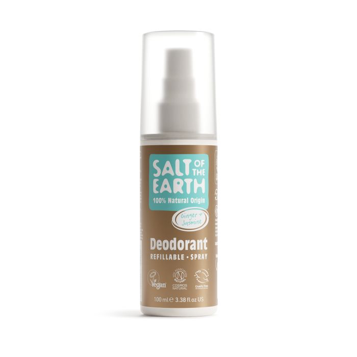 Ginger & Jasmine Deodorant Spray 