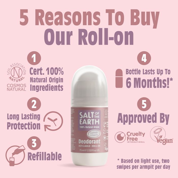 Lavender & Vanilla Refillable Roll on 