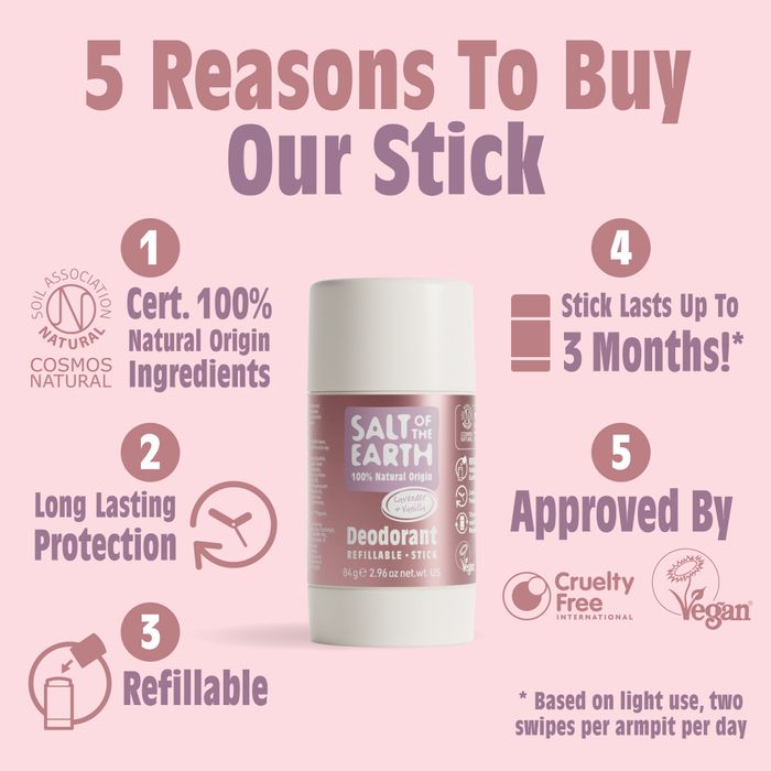 Lavender & Vanilla Deodorant Stick 