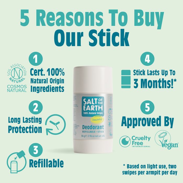 Unscented Deodorant Stick 