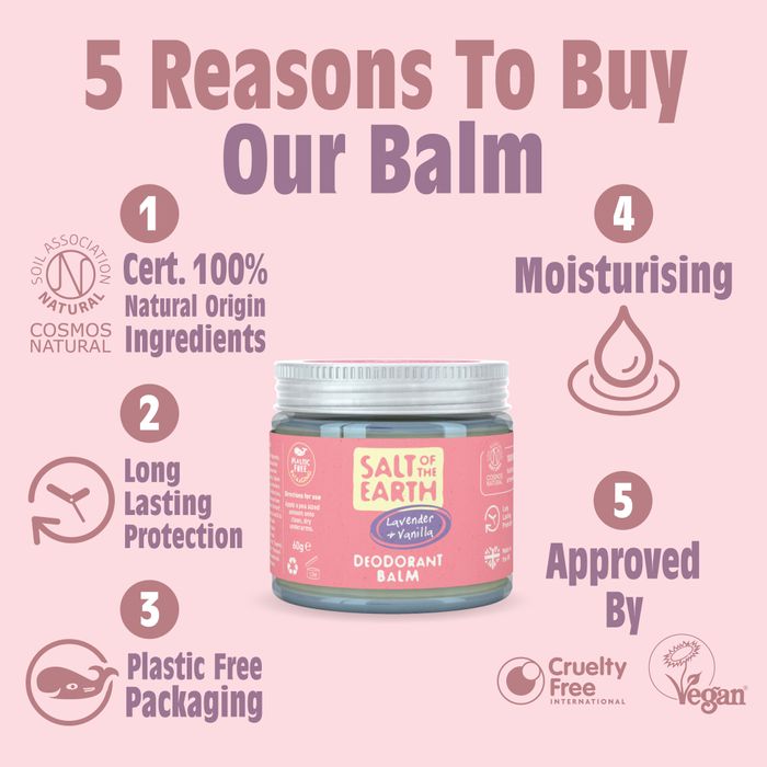 Lavender & Vanilla Deodorant Balm 
