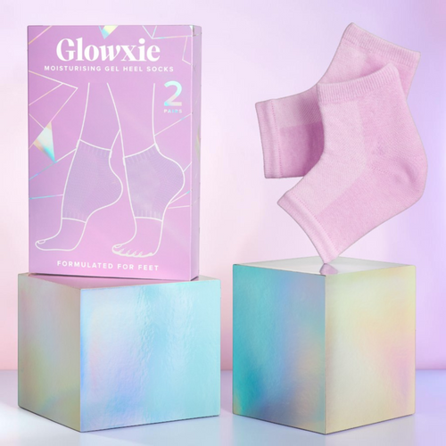 Glowxie Moisturising Gel-Lined Heel Socks