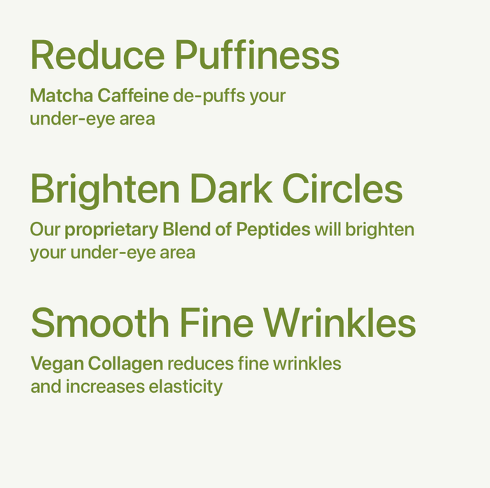 Matcha Hydrogel Collagen Eye Patches