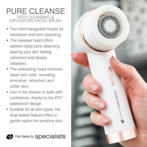 FAPC - Pure Cleanse Deep Cleansing & Exfoliating Facial Brush 