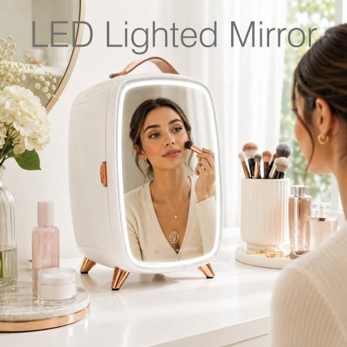 FRBM - Beauty Skincare Fridge with Mirror
