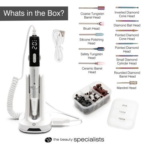 NAES - SALON PRO Electric Nail File & Drill 