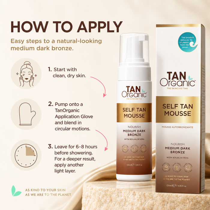 TanOrganic Self Tan Mousse 120ml