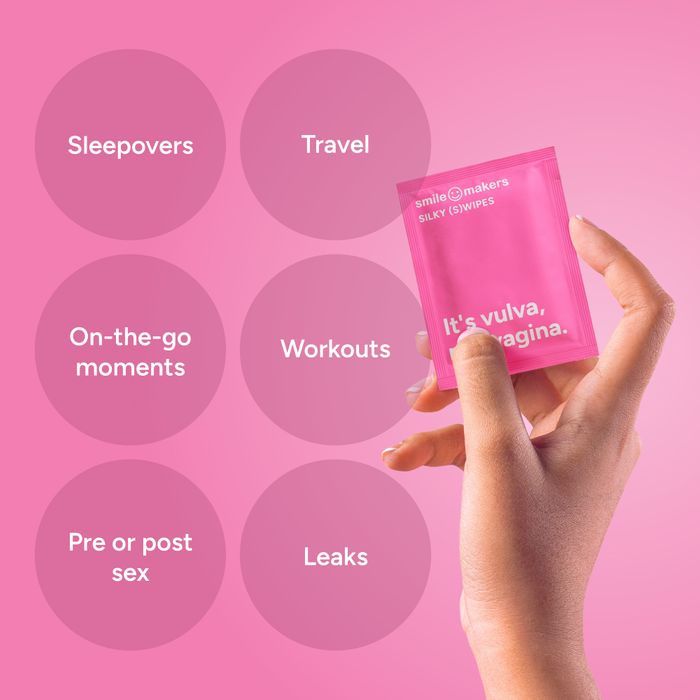 Smile Makers Silky (s)Wipes Intimate Wipes 