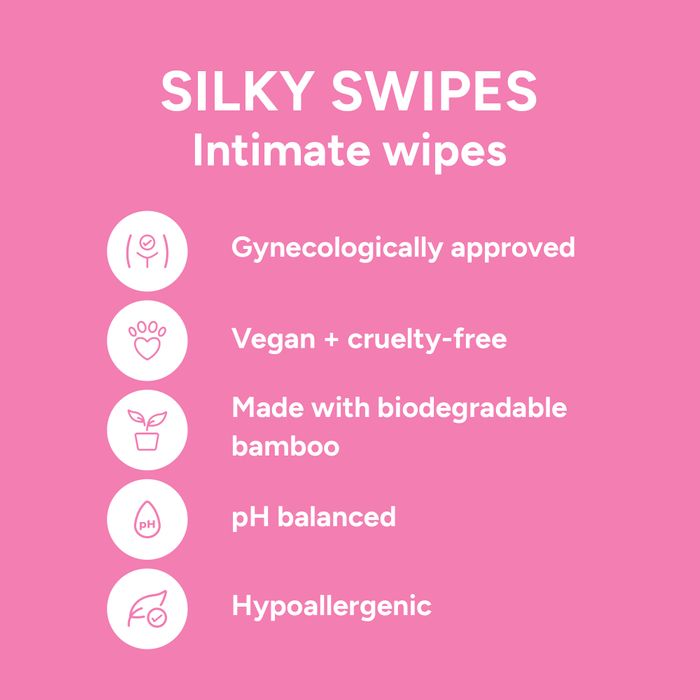 Smile Makers Silky (s)Wipes Intimate Wipes 